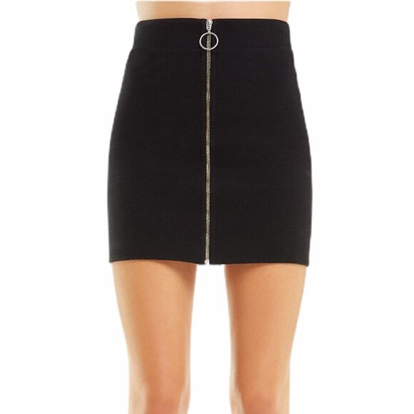 Wildfox Couture Silver Track Roxi Skirt New Without Tag Size XS - Picture 2 of 4